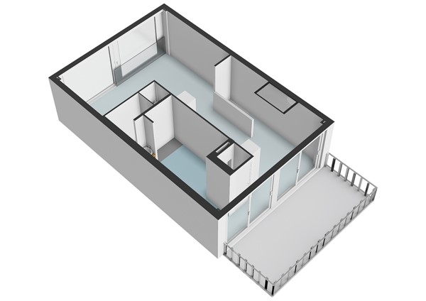 Floor plan - Kea Boumanstraat 38D, 1095 MA Amsterdam 
